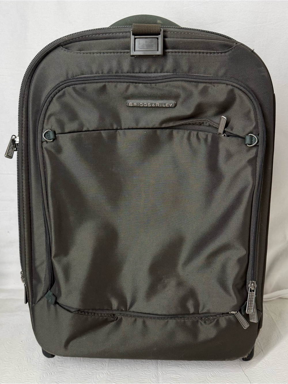 E1 Briggs & Riley Baseline Rolling Briefcase Underseat Carry On Luggage TU119-8